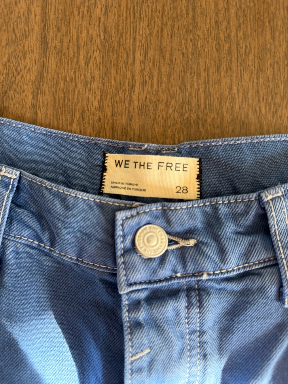 FP We The Free Blue Jay 28 Good Luck Mid Rise Barrel Jeans Like New *Price Firm* - Picture 4 of 6
